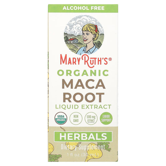MaryRuth's, Organic Maca Root Liquid Extract, Alcohol Free, 1 fl oz (30 ml) - Image 1
