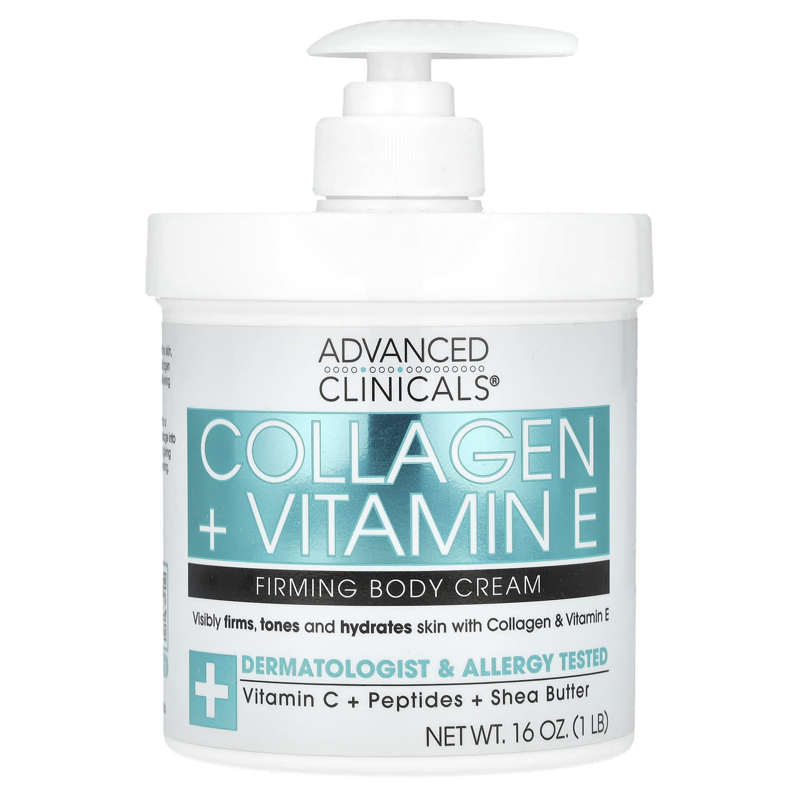 Collagen + Vitamin E Firming Body Cream, 16 oz - Image 1