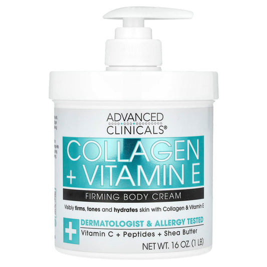 Collagen + Vitamin E Firming Body Cream, 16 oz - Image 1