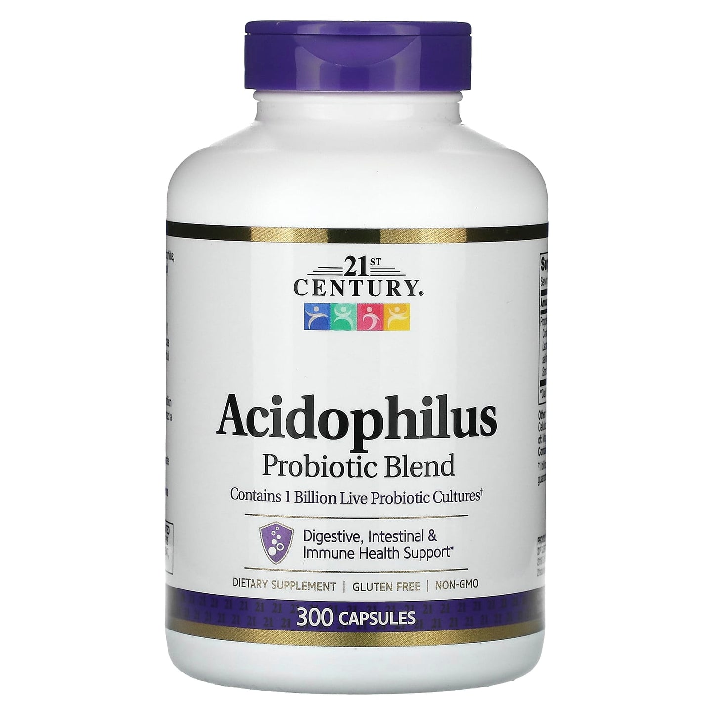 Acidophilus Probiotic Blend - 21st Century, 300 Capsules - Image 1
