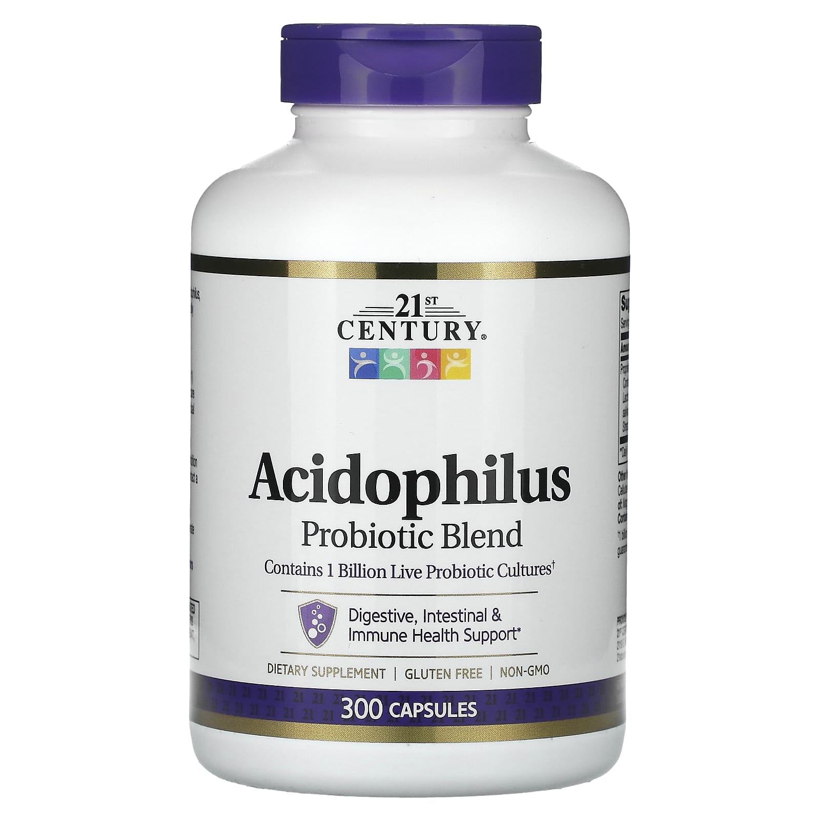 Acidophilus Probiotic Blend - 21st Century, 300 Capsules - Image 1