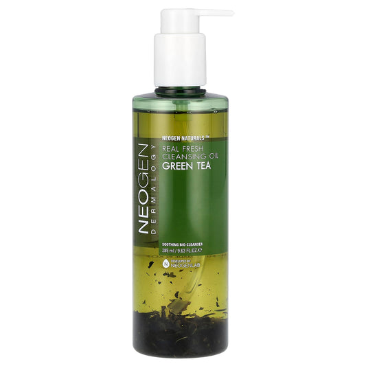 Neogen, Real Fresh Cleansing Oil, Green Tea, 9.63 fl oz (285 ml) - Image 1