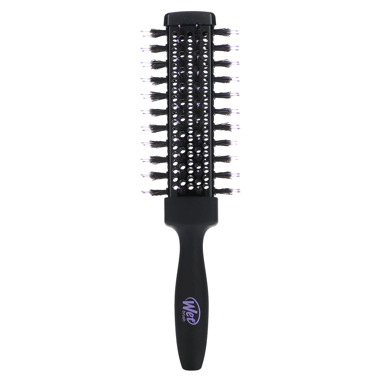 Wet Brush, Break Free, Beach Waves & Tight Curls Round Brush, Black, 1 Brush - Image 1