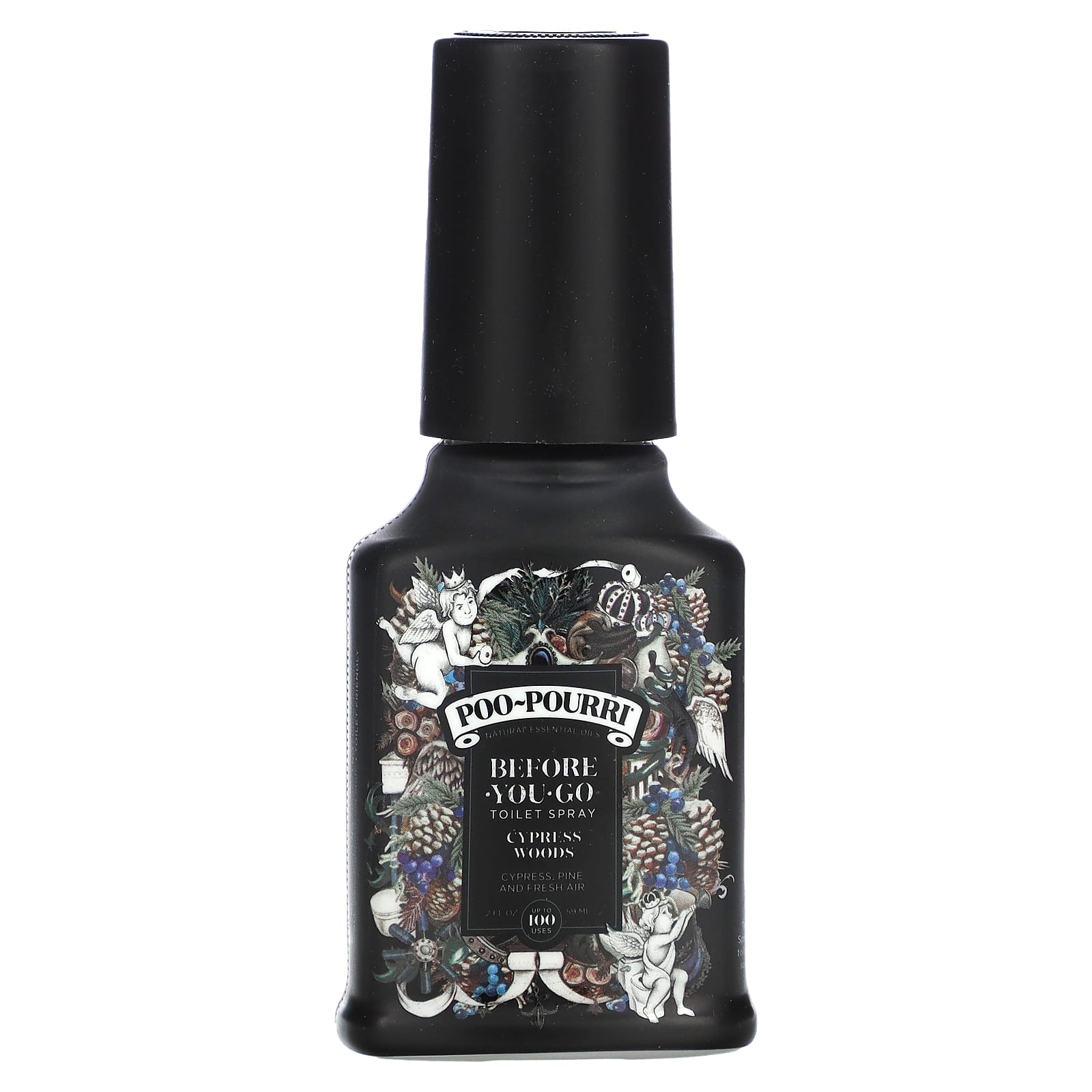 Poo-Pourri, Before-You-Go® Toilet Sprays, Cypress Woods, 2 oz (59 ml) - Image 1