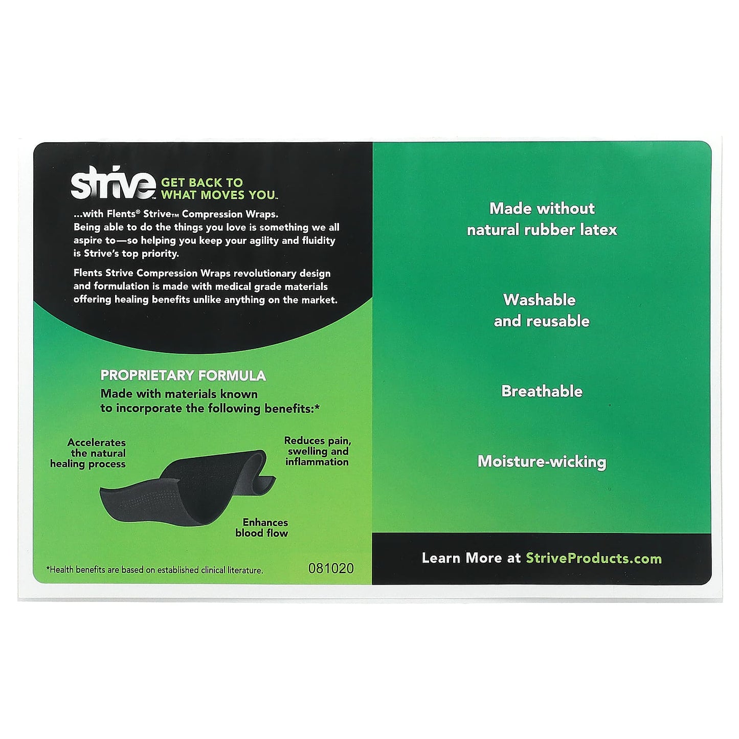 Strive, Reusable Compression Therapy, Compression Wrap , 1 Count - Image 2