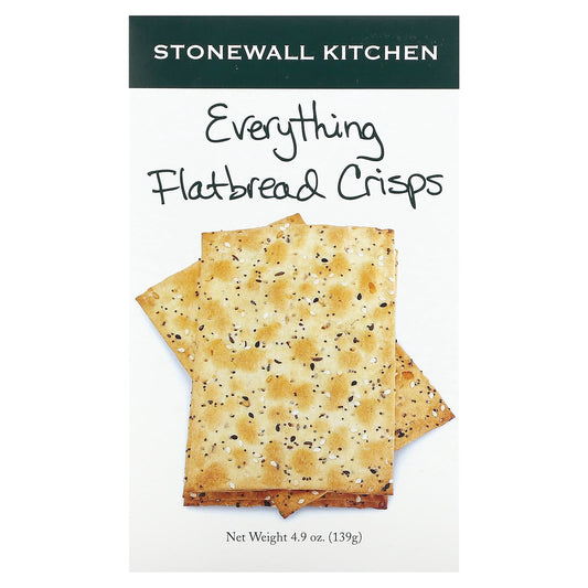 Stonewall Kitchen, Everything Flatbread Crisps, 4.9 oz (139 g) - Image 1