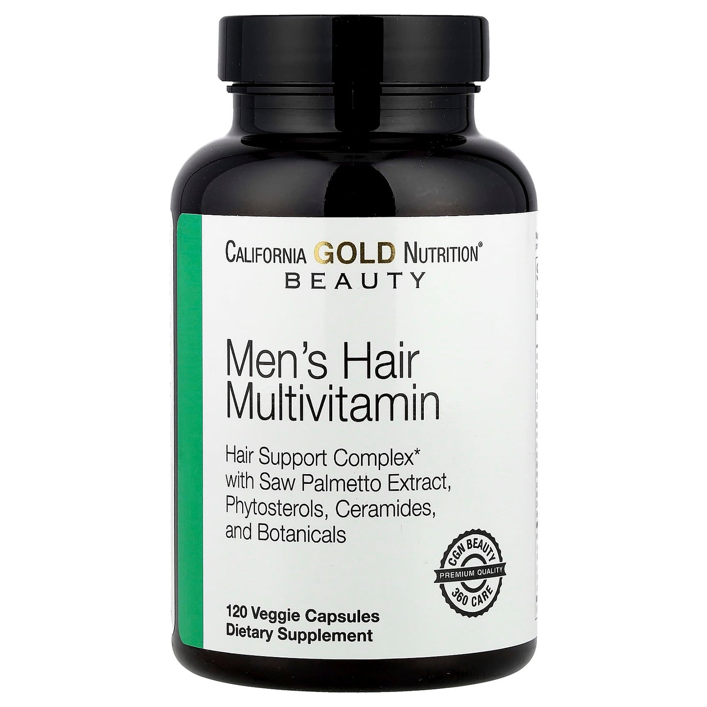 California Gold Nutrition Men's Hair Multivitamin 120 Veggie Capsules - Image 1