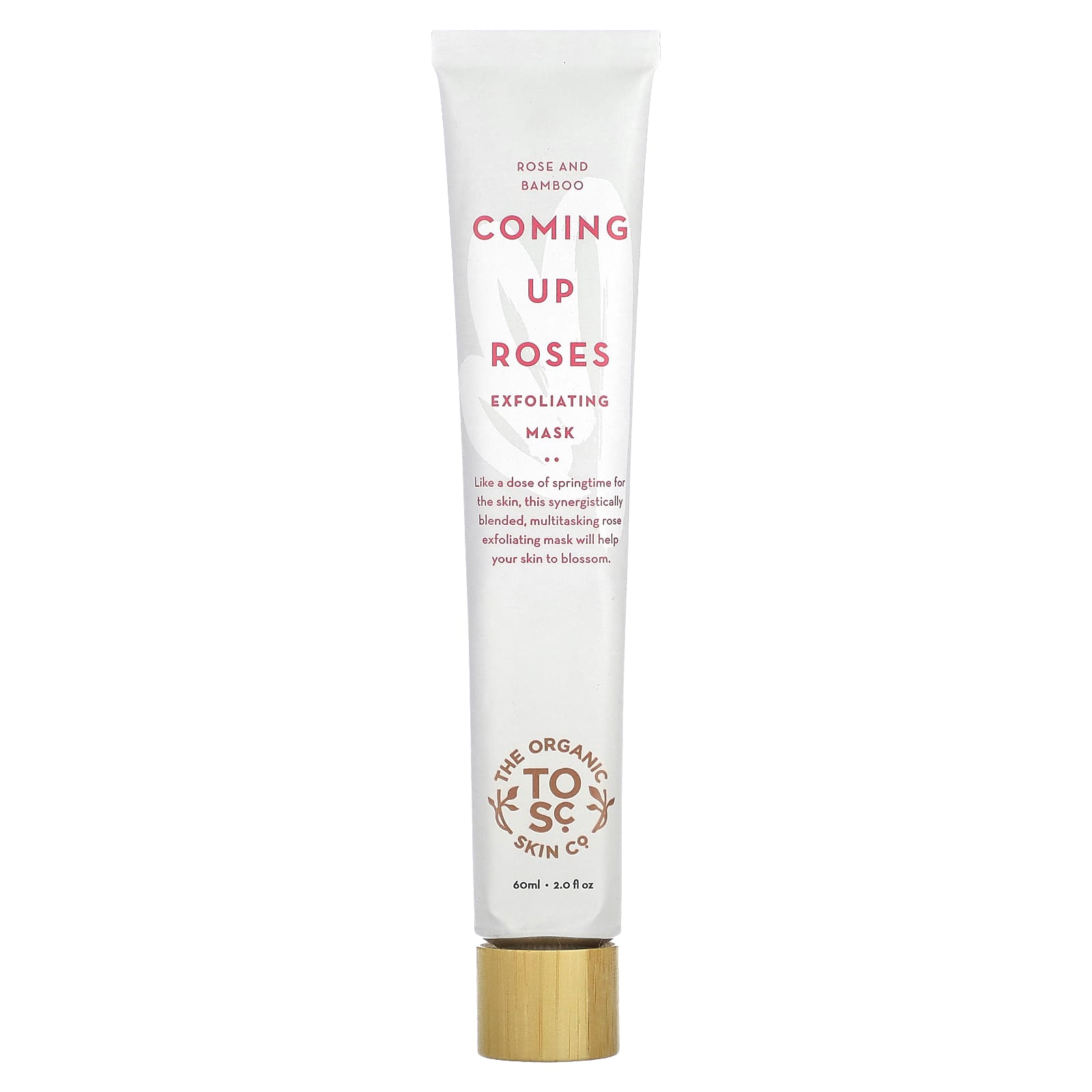 The Organic Skin Co., Coming Up Roses Exfoliating Beauty Mask, Rose and Bamboo, 2 fl oz (60 ml) - Image 1