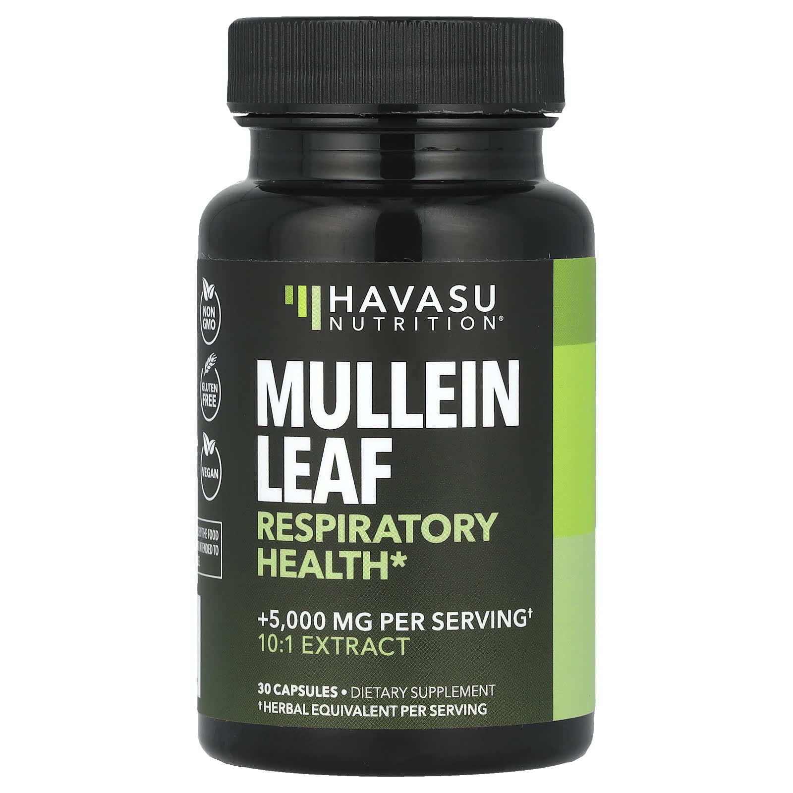 Havasu Mullein Leaf 10:1 Extract, 500mg, 30 Capsules for Respiratory Health - Image 1