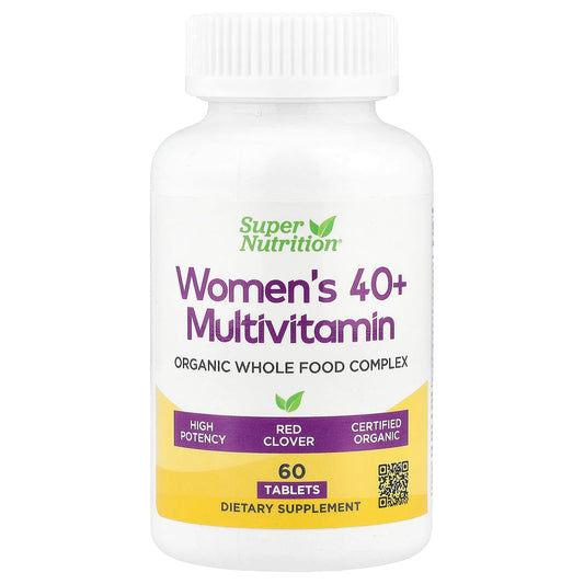 Organic Whole Food Women's 40+ Multivitamin with Natural Energy Boost - Image 1