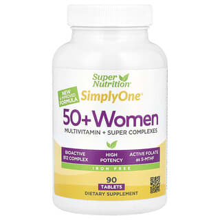 Women's 50+ Multivitamin with Vitamins A, C, Minerals & Botanicals - 90 Tablets