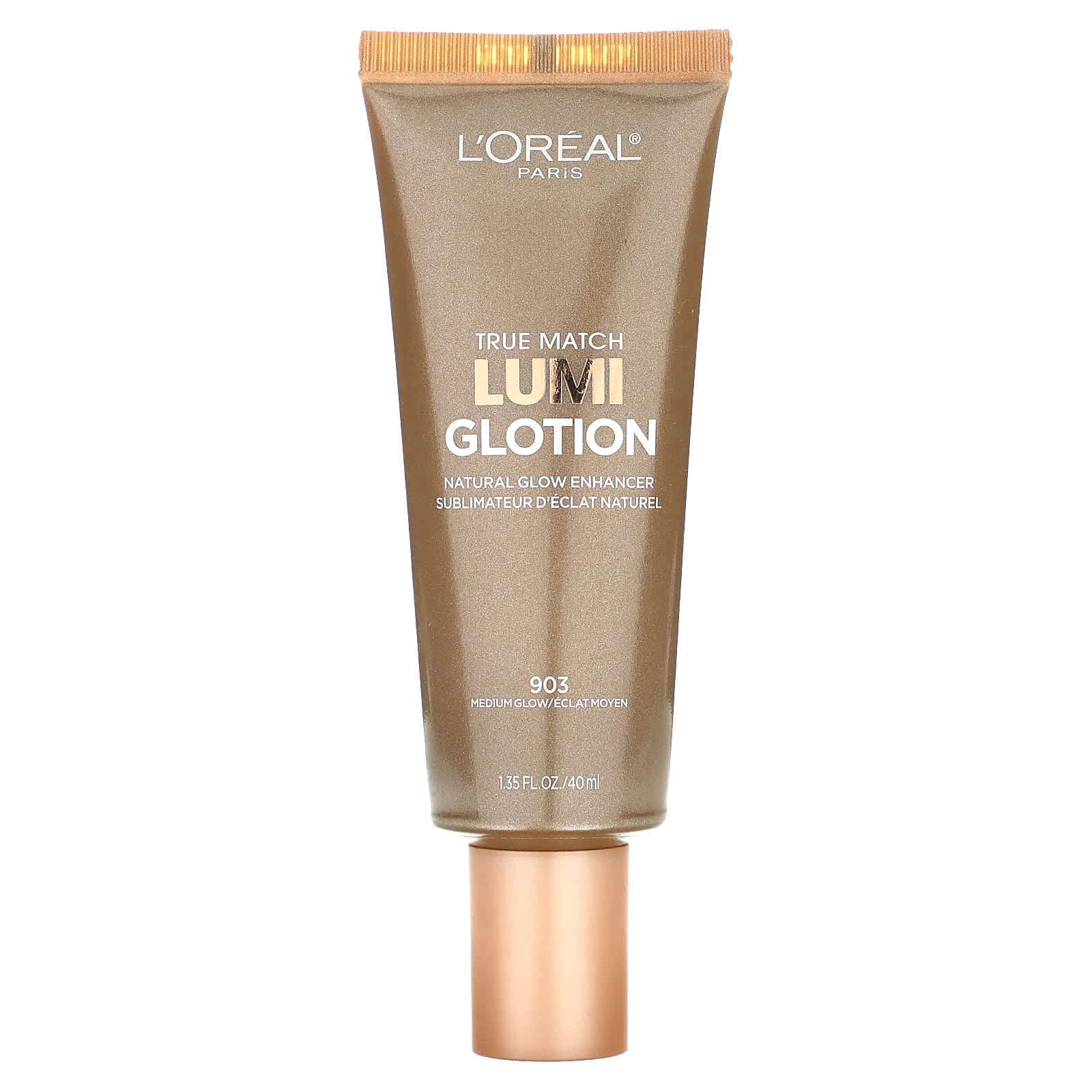 L'Oréal, True Match, Lumi Glotion, 903 Medium Glow, 1.35 fl oz (40 ml) - Image 1