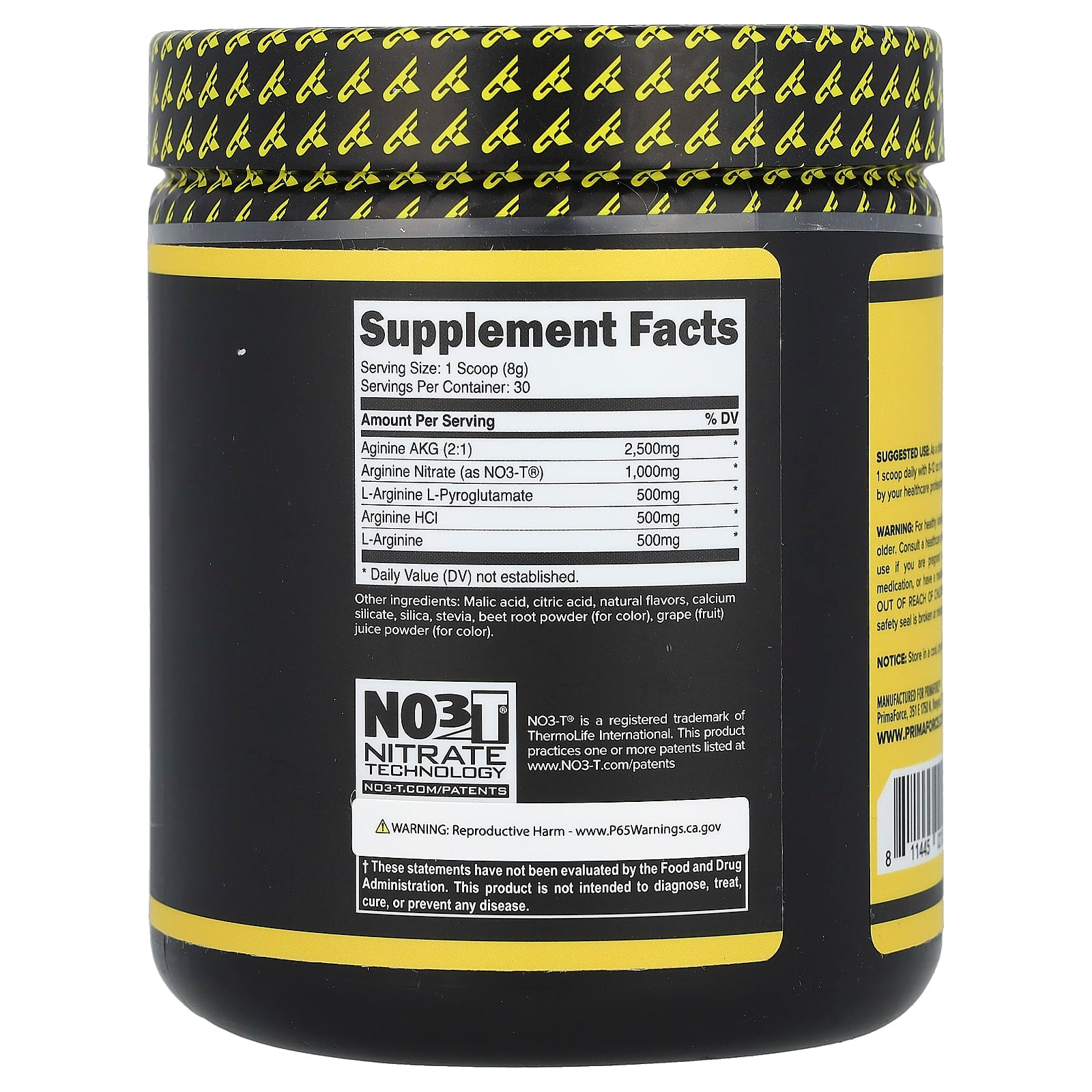 Primaforce, L-Arginine Complex, Mixed Berry, 8.6 oz (240 g) - Image 2