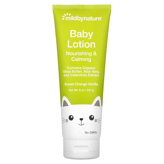 Nourishing Baby Lotion for Delicate Skin - Vanilla Orange Scent - Image 1