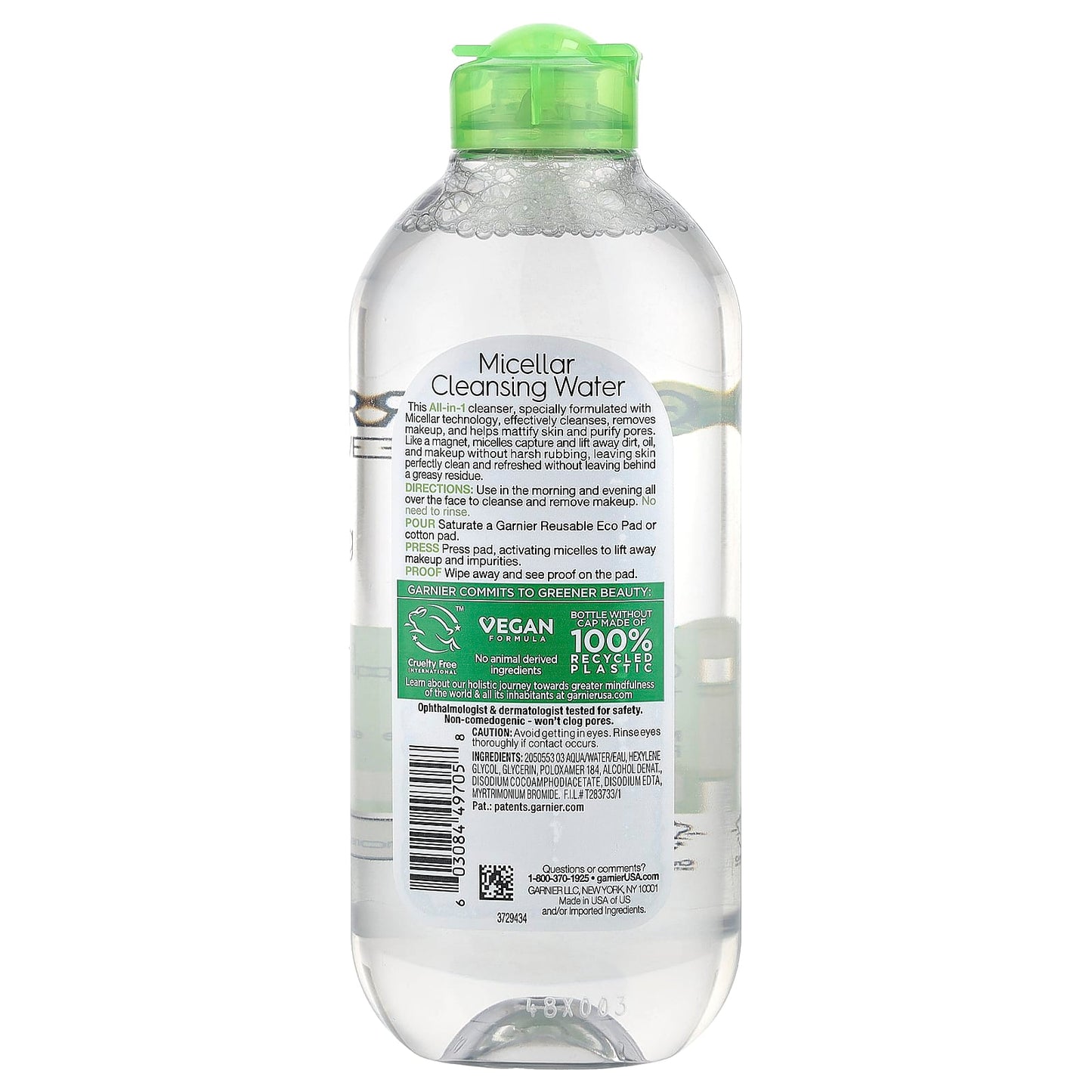 Garnier Micellar Cleansing Water, All-In-1 Mattifying, 13.5 oz (400 ml) - Image 2