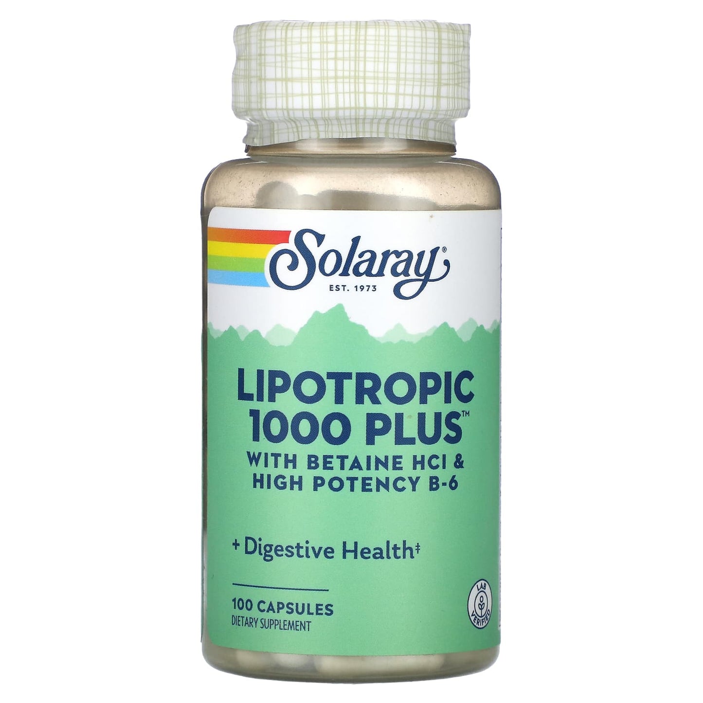 Solaray, Lipotropic 1000 Plus, 100 Capsules - Image 1