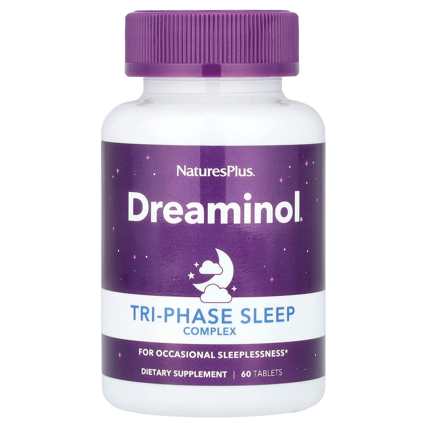 NaturesPlus, Dreaminol®, Tri-Phase Sleep Complex, 60 Tablets - Image 1