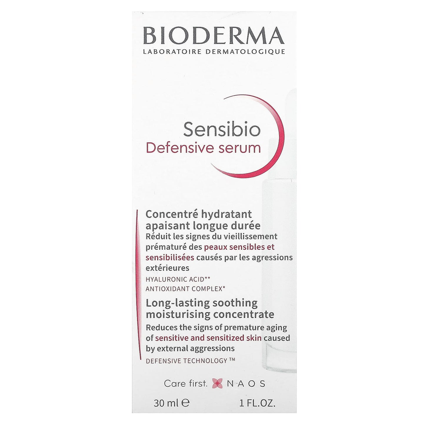 Bioderma Sensibio Defensive Serum for Sensitive Skin, 1 fl oz (30 ml) - Image 2