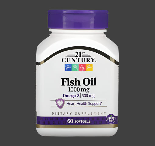 21st Century, Fish Oil, 1,000 mg, 60 Softgels