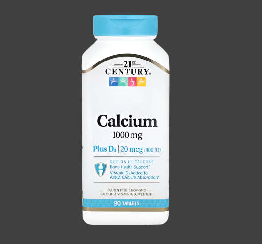 21st Century, Calcium Plus D3, 90 Tablets