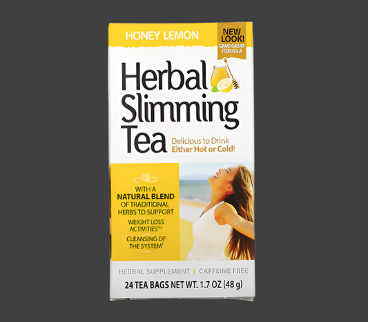 21st Century, Herbal Slimming Tea, Honey Lemon, Caffeine Free, 24 Tea Bags, 1.7 oz (48 g)