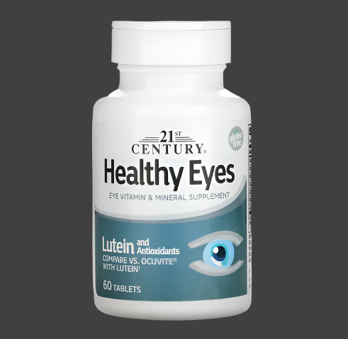 21st Century, Healthy Eyes, Lutein and Antioxidants, 60 Tablets