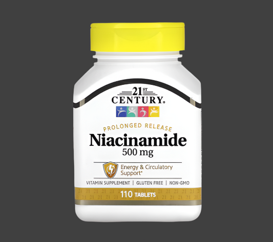 21st Century, Prolonged Release Niacinamide, 500 mg, 110 Tablets