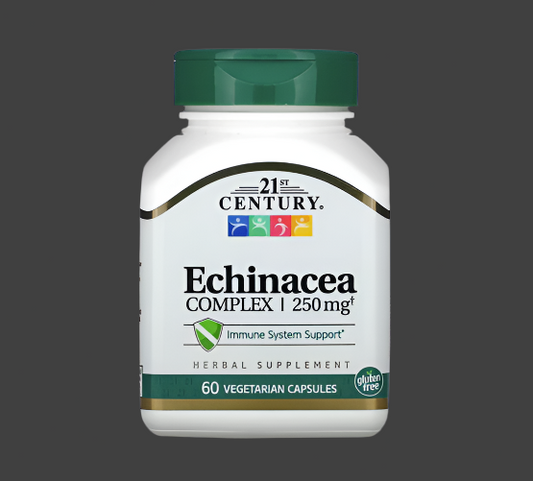 21st Century, Echinacea Complex, 250 mg, 60 Vegetarian Capsules (125 mg per Capsule)