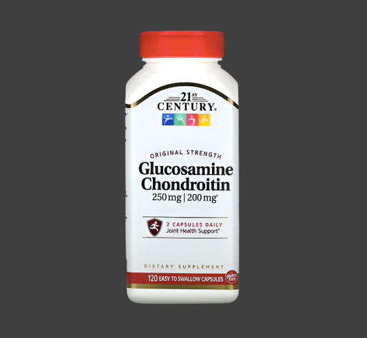 21st Century, Glucosamine / Chondroitin, Original Strength, 120 Easy to Swallow Capsules