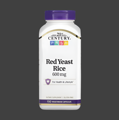 21st Century, Red Yeast Rice, 600 mg, 150 Vegetarian Capsules (300 mg per Capsule)