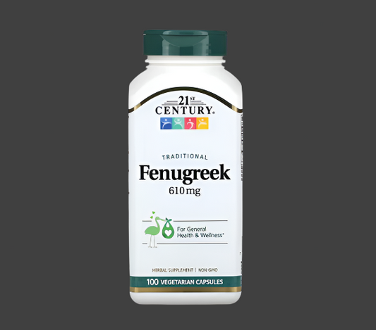 21st Century, Traditional Fenugreek, 610 mg, 100 Vegetarian Capsules