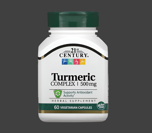 21st Century, Turmeric Complex, 500 mg, 60 Vegetarian Capsules