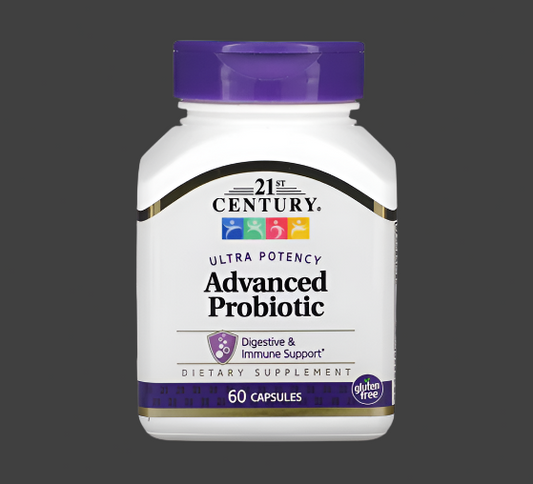 21st Century, Ultra Potency Advanced Probiotic, 60 Capsules