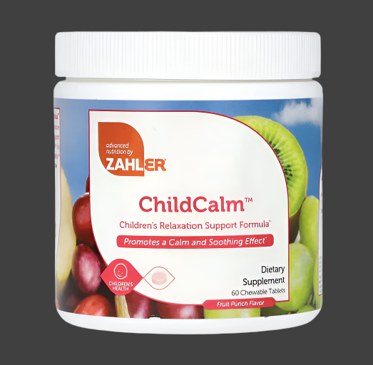 Zahler, ChildCalm, Children's Relaxation Support Formula, Fruit Punch, 60 Chewable Tablets, Expiry"02/2027