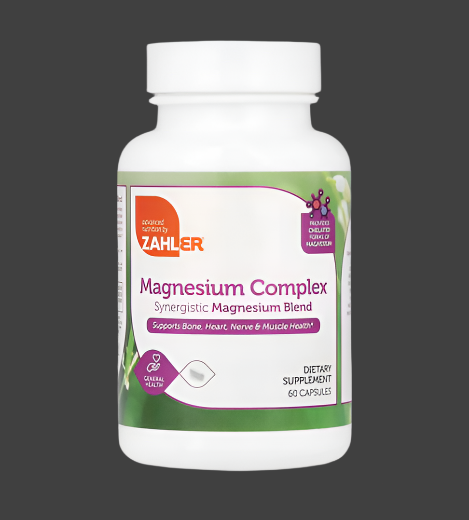 Zahler, Magnesium Complex, 60 Capsules, Expiry"05/2027
