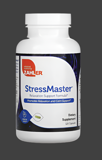 Zahler, StressMaster, Relaxation Support Formula, 120 Capsules, Expiry"08/2026