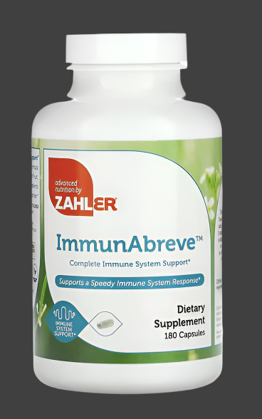 Zahler, ImmunAbreve, Complete Immune System Support, 180 Capsules, Expiry"01/2027