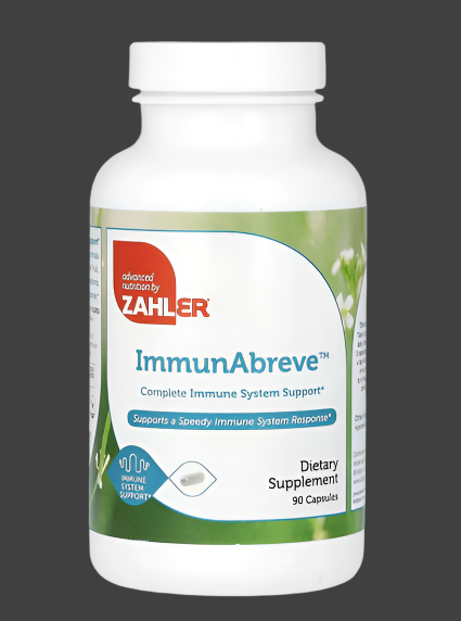 Zahler, ImmunAbreve, Complete Immune System Support , 90 Capsules , Expiry"07/2025