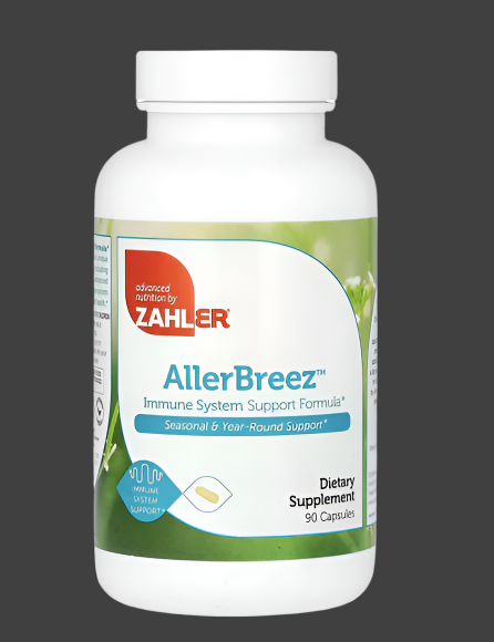 Zahler, AllerBreez, Immune System Support Formula, 90 Capsules , Expiry"01/2026