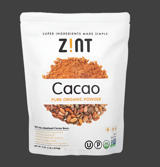 Zint, Pure Organic Cacao Powder, 16 oz (454 g), Expiry"02/2026