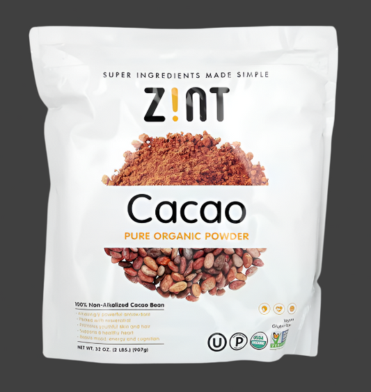 Zint, Pure Organic Powder, Cacao , 32 oz (907 g) , Expiry"02/2026