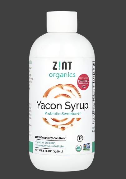 Zint, Organics, Yacon Syrup, Prebiotic Sweetener, 8 fl oz (236 ml), Expiry"04/2026