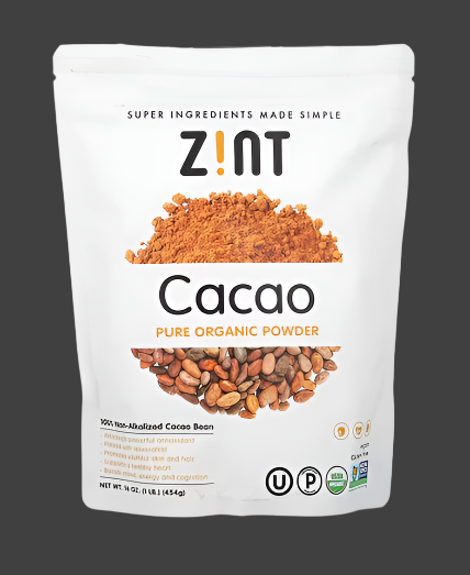 Zint, Pure Organic Cacao Powder, 16 oz (454 g), Expiry"02/2026