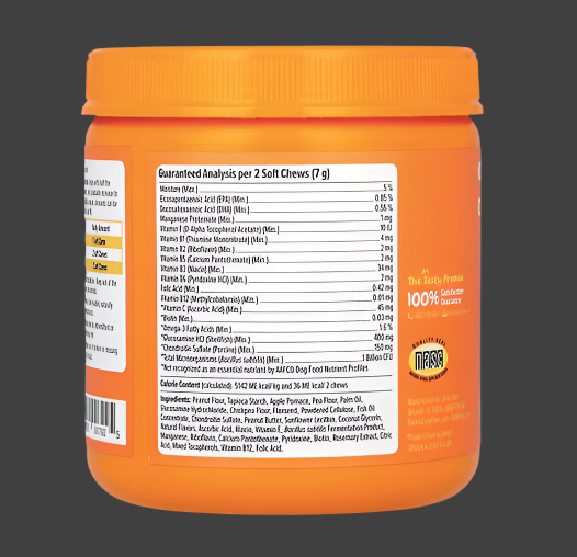 Zesty Paws, 8-in-1 Multivitamin Bites, For Dogs, All Ages, Peanut Butter, 90 Soft Chews, 11.1 oz (315 g) Expiry"02/2026