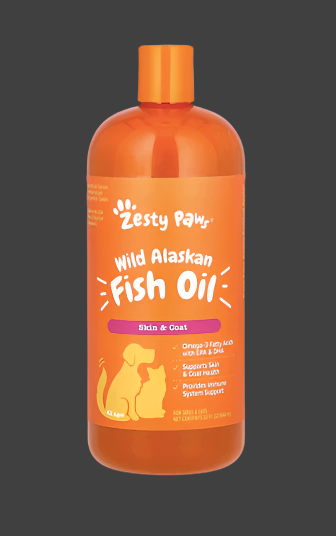 Zesty Paws, Wild Alaskan Fish Oil, For Dogs & Cats, All Ages, 32 fl oz (946 ml), Expiry"09/2026