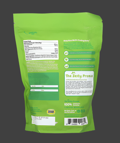 Zesty Paws, Hemp Elements, Probiotic OraStix, For Dogs, All Ages, Peppermint, 25 oz (709 g) Expiry"06/2025