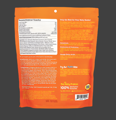Zesty Paws, Puppy Milk Replacer + Colostrum, For Dogs, Ages 0-6 Months, 12 oz (338 g) Expiry"02/2026