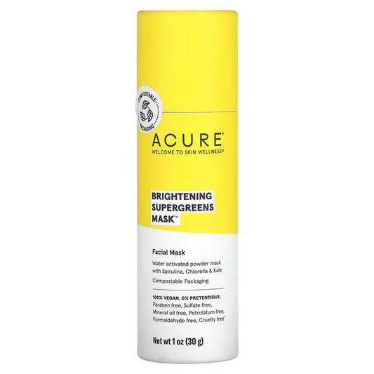 ACURE, Brightening Supergreens Beauty Mask, 1 oz (30 g)