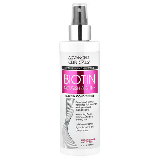 Advanced Clinicals, Biotin, Leave-In Treatment, 8 fl oz (237 ml)