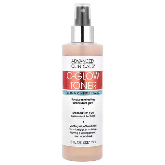 Advanced Clinicals, C-Glow Toner, Vitamin C + Ferulic Acid, 8 fl oz (237 ml)
